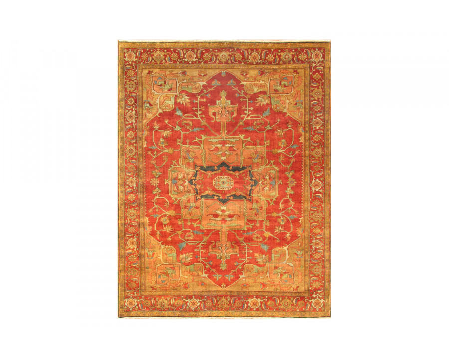 Pasargad – Serapi Collection Hand-Knotted Wool Area Rug 121” x 170” (PB-2 10X14)