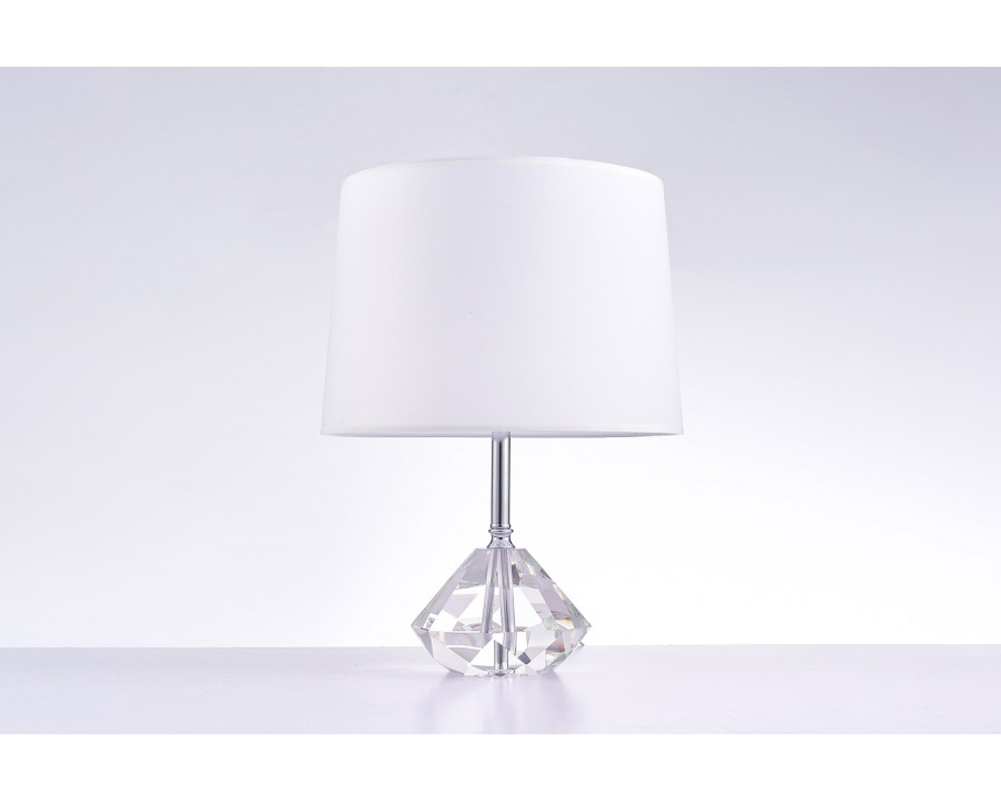 Pasargad – Tortona Collection Metal and Crystal Table Lamp Lights