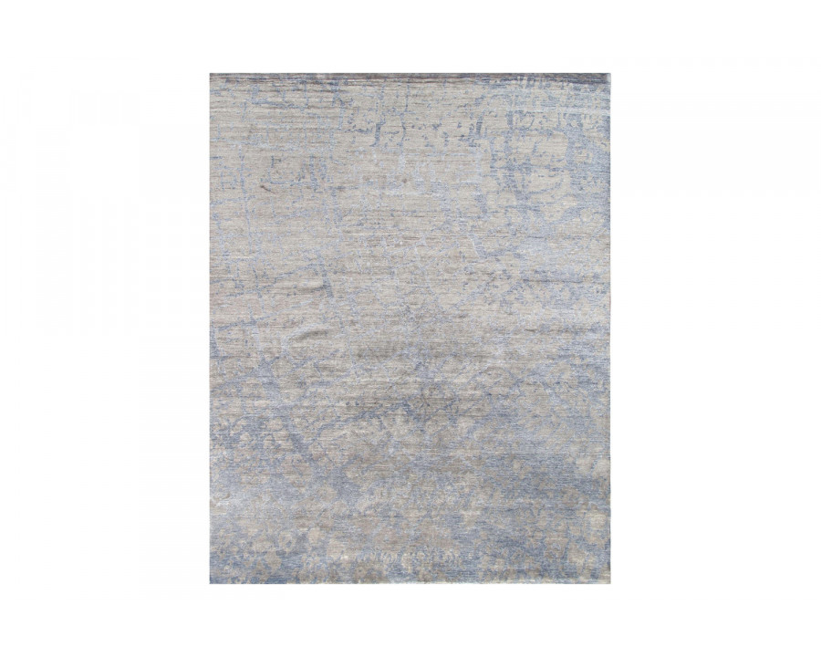 Pasargad – Modern Collection Hand-Knotted Silk Area Rug 109” x 142” (PZA-45A 9X12)