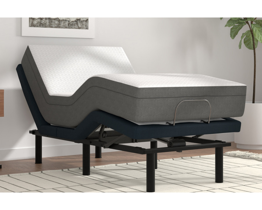 South Bay – 10″ Medium Gel Infused Memory Foam Mattress and Model 3 Adjustable Bed Base