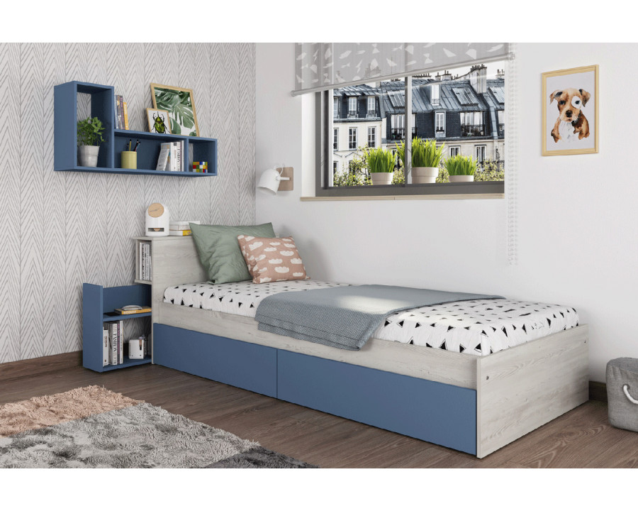 Trasman – Jazz Single Bed with Drawers and Nightstand