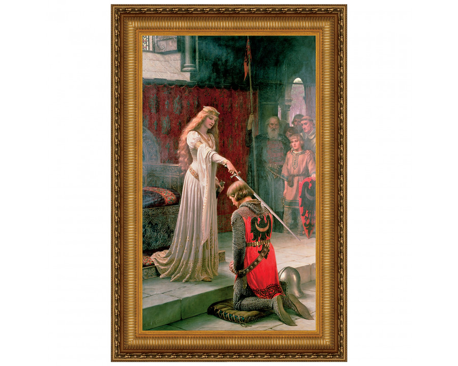 Toscano – The Accolade Framed Canvas Replica Painting