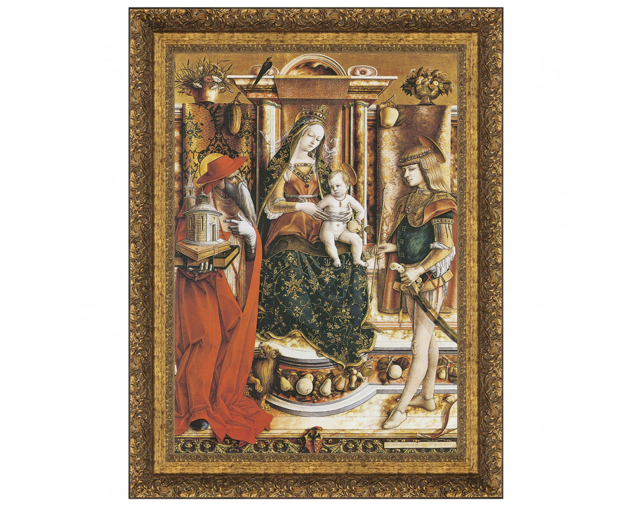 Toscano – La Madonna della Rondine Framed Canvas Replica Painting