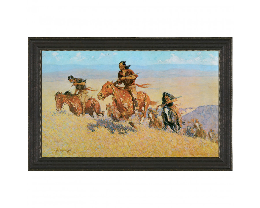 Toscano – Buffalo Runners Big Horn Basin Framed Canvas Replica Painting