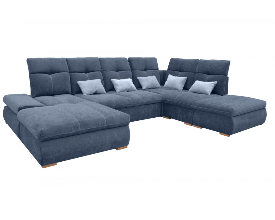 UA Collection – Opera 3-Piece Sectional with Bed and Storage