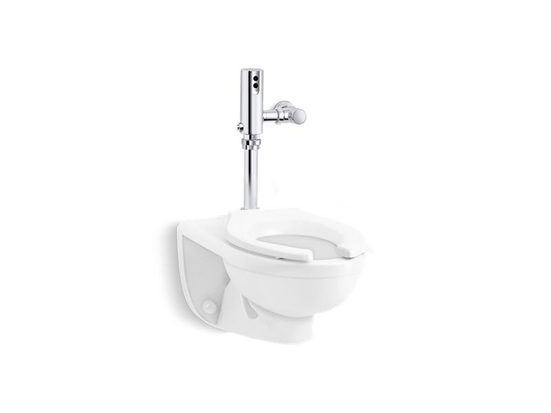 KOHLER K-PR84325-T3DS Kingston Ultra Antimicrobial toilet with Mach Tripoint touchless DC 1.0 gpf flushometer