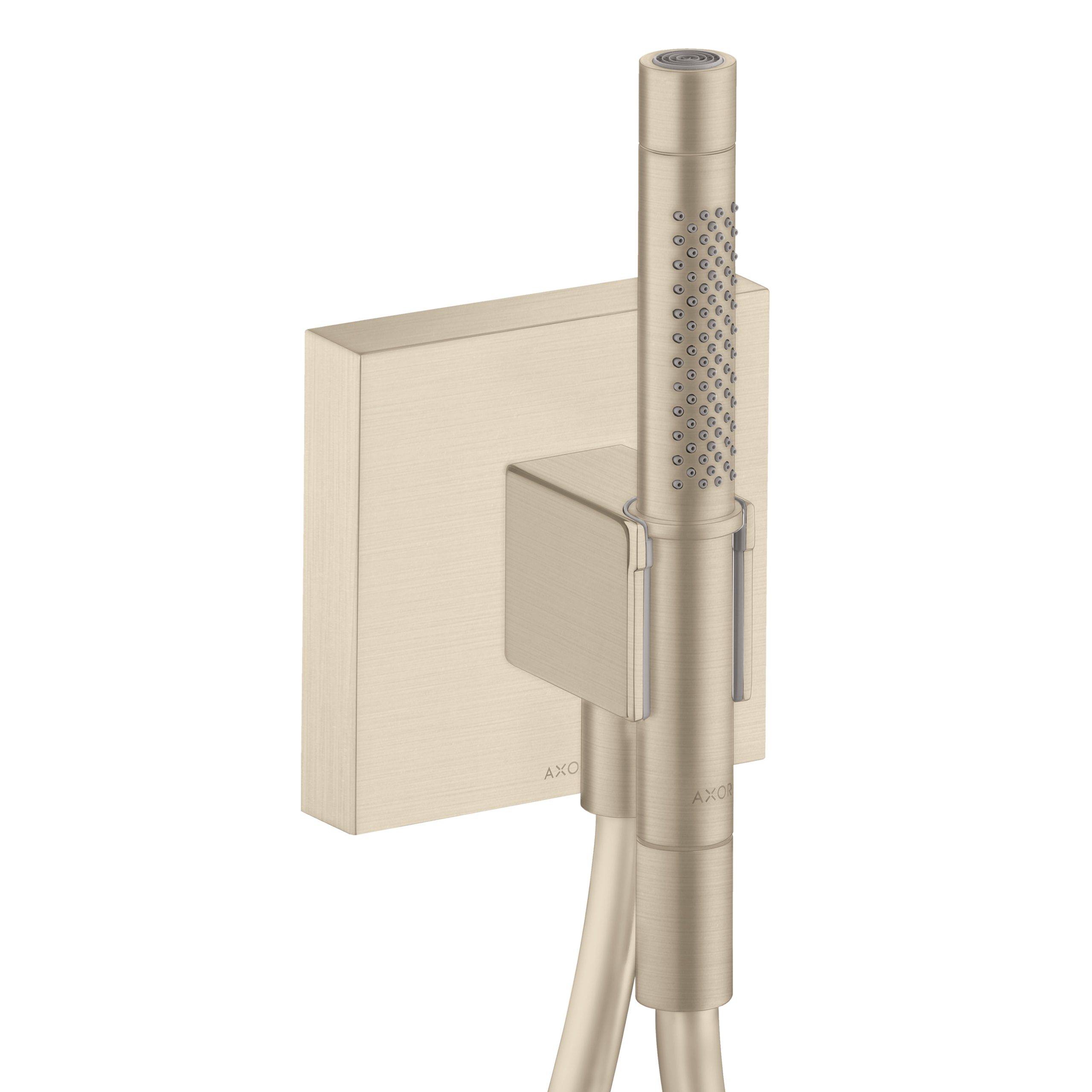 AXOR 12627821 Brushed Nickel ShowerSolutions Modern Handshower Holder 1.75 GPM