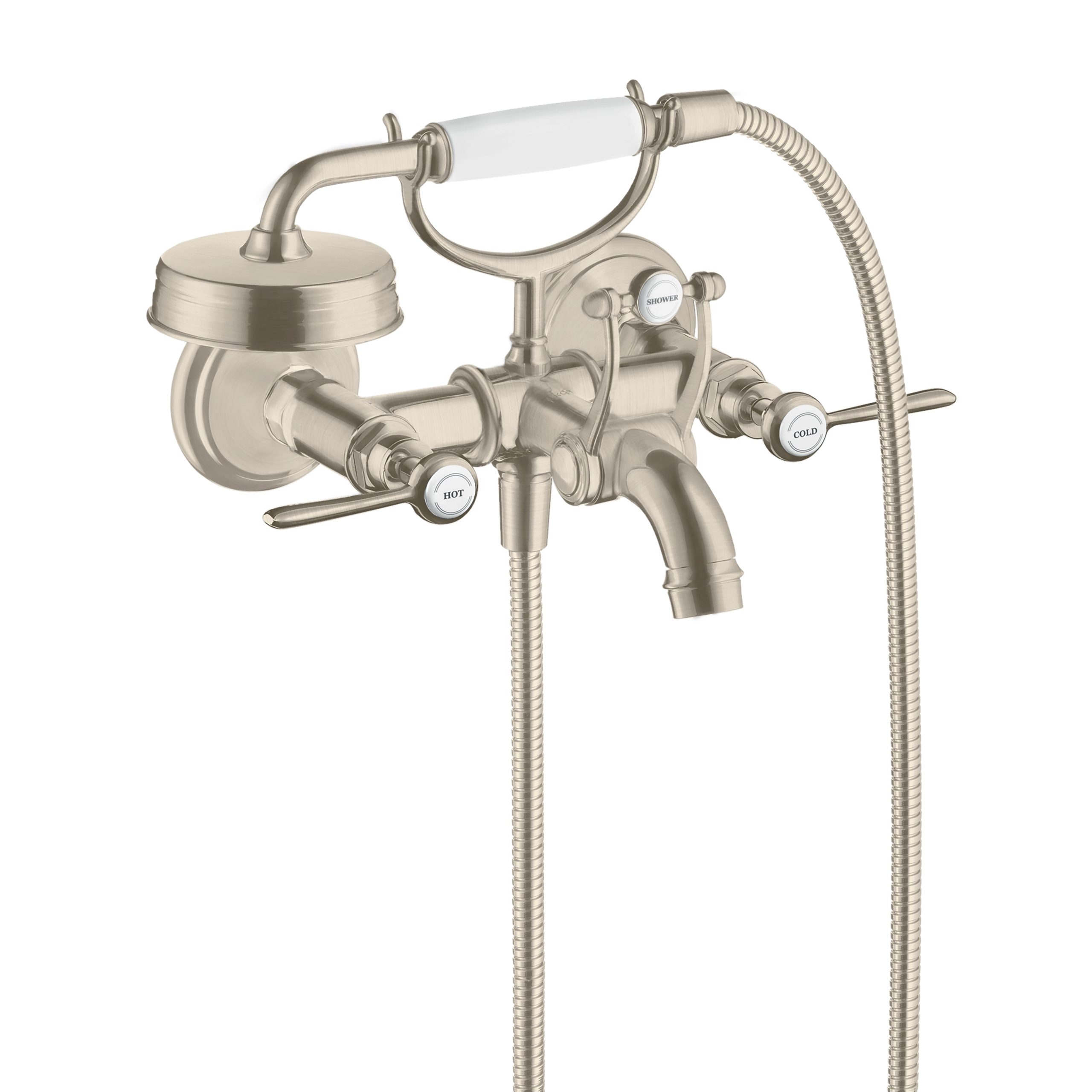 AXOR 16556821 Brushed Nickel Montreux Classic Tub Filler 1.8 GPM