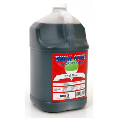 Winco 72010CS – Snow Cone Syrup, 1 gallon, root beer (4 gallons per case)