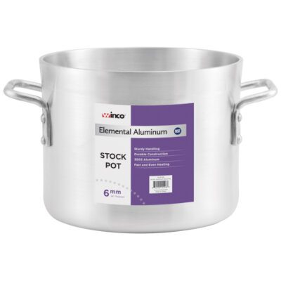 Winco ALHP-100 – Stock Pot, 100 qt., 20-1/4″ x 18-3/8″, 6mm, 3003 Aluminum