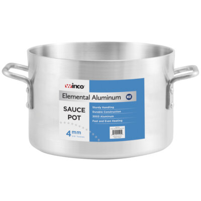 Winco ASSP-40 – Sauce Pot, 40 qt., 18-1/4″ x 10″, 4mm, 3003 Aluminum