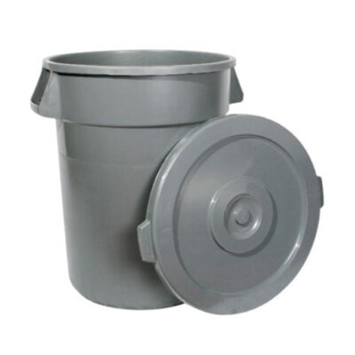 Winco PTC-20G – Trash Can, 20 gallon, 20”L x 19-1/4”W x 22-5/6”H, gray