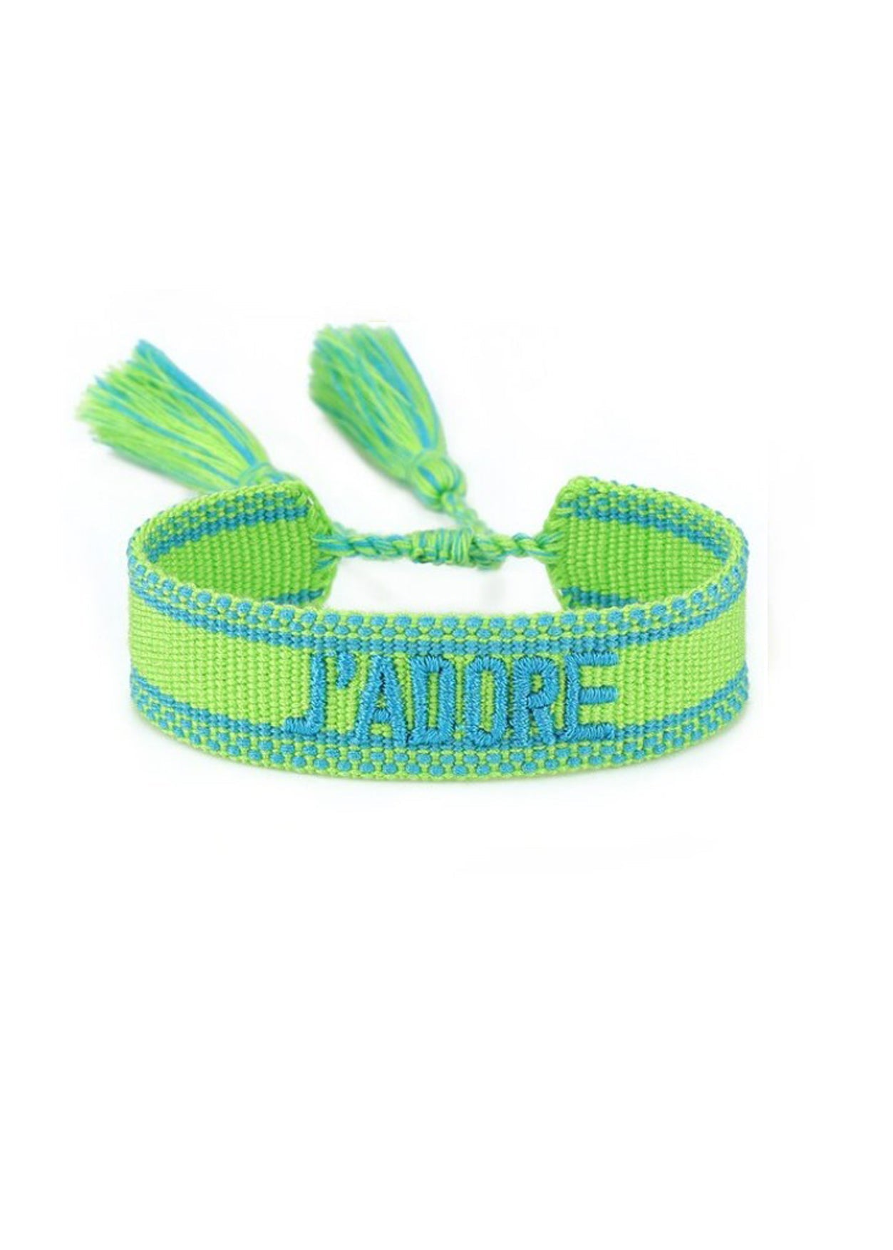 Wristband Neon Green J Adore