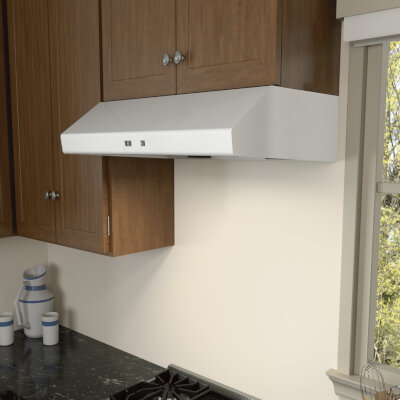 Zephyr AK6536CW – 36″ Under-Cabinet Range Hood, Filter-Less, White